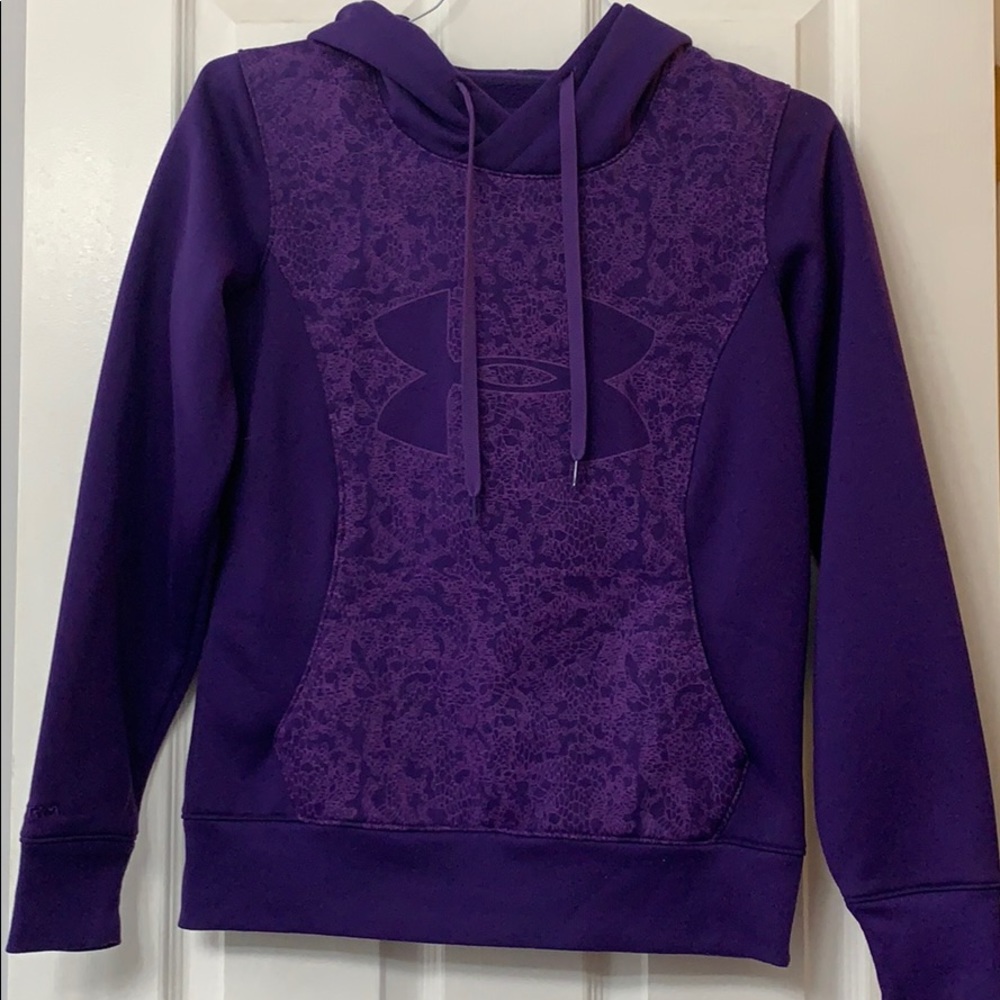 Under Armour purple hoodie small